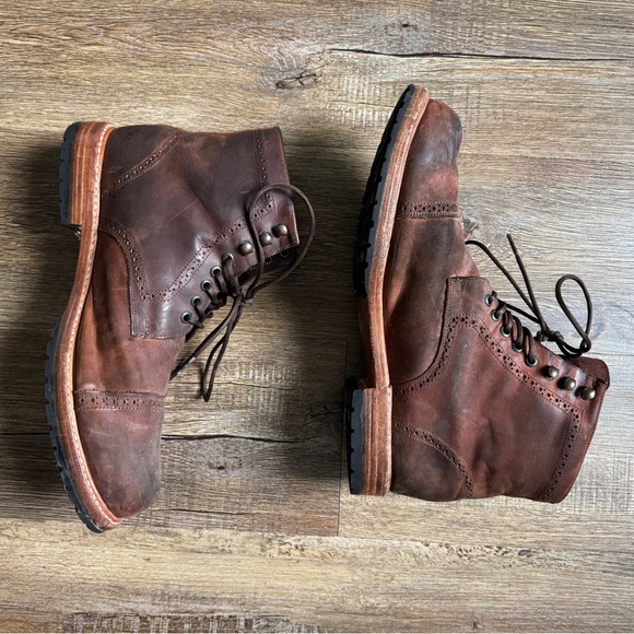 Wilcox Men’s Size 14 Oxford Style Lace Up Boots in Brown - Picture 2 of 9